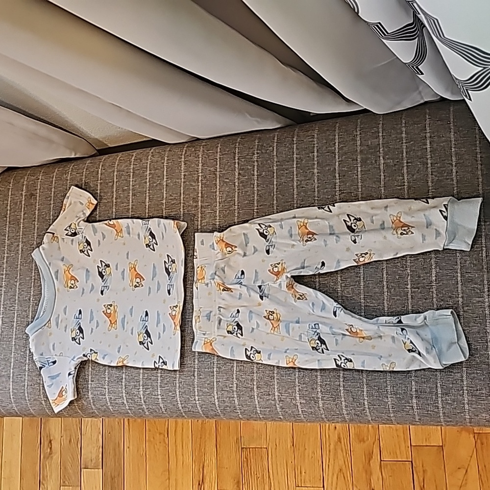 Bluey pajama set 2t